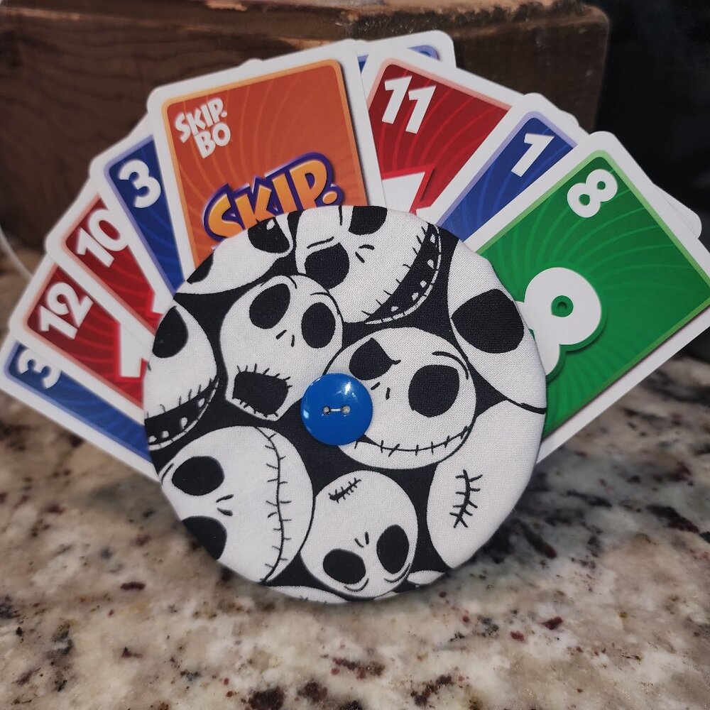 Hand Crafted Nightmare Before Christmas Faces Of Jack Card Game Holder Cardboard